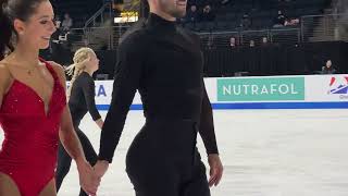 Lilah FearLewis Gibson Skate America 2024 Practice Day 2 [upl. by Ellegna]