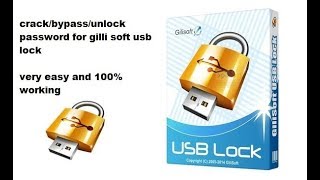 How to unlock gili soft usb locker password 2017 100 working [upl. by Clarita23]