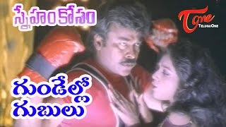 Sneham Kosam  Chiranjeevi  Meena  Gundello Gubulu  Telugu Video song [upl. by Helve366]