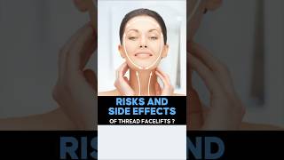 Risks and Side Effects of Thread Facelift shortsfeed [upl. by Asiuol]