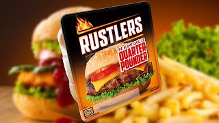 Rustlers Flame Grilled Quarter Pounder  brgrarhneu [upl. by Arlynne]