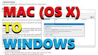 How to Access Mac Files OS X  HFS on a Windows Computer [upl. by Iona]