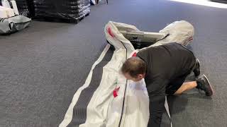 How To Pack Down a Discovery 40m Inflatable Boat [upl. by Teyut]