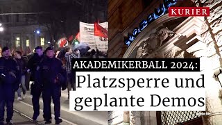 Akademikerball 2024 Platzverbot und mehrere Demos geplant [upl. by Ocram]