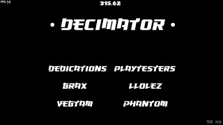 Decimator by KingEggplant987easy platformer demon [upl. by Lazor630]