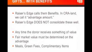 Raisers Edge Therapy YearEnd Tax Receipts CRA Guidelines for Charitable Tax Receipts in Canada [upl. by Iormina]