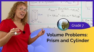 Volume of prisms and cylinders [upl. by Airb]