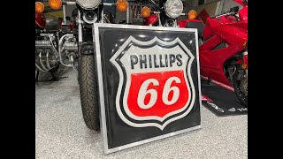 Phillips 66 Lighted Sign [upl. by Quartis662]