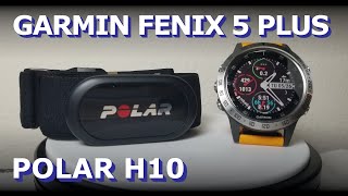 Garmin Fenix 5 Plus and Polar H10 Optical HR vs chest strap HR [upl. by Oyek]