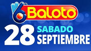 Resultado del Baloto del Sábado 28 de Septiembre de 2024 Ganador 😱🤑💰💵 [upl. by Sivle]