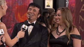 DAVID LONGORIA Red Carpet Interview  2023 GRAMMYs [upl. by Giralda]