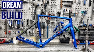 DREAM BUILD ROAD BIKE  The NEW De Rosa SETTANTA DB Pininfarina Blue matt 2024 [upl. by Naamana862]