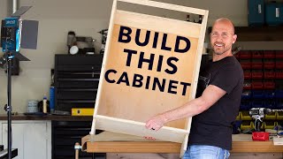 Cabinet Making for Beginners  First Attempt [upl. by Sirromaj]