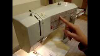 Bernina 1230 sewing demo [upl. by Grimbald]