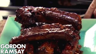 Sticky Pork Ribs  Gordon Ramsay [upl. by Etnoek]