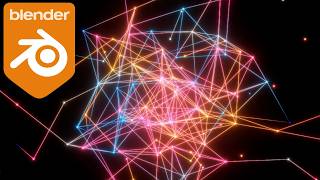 Blender Geometry Nodes Tutorial  Mesmerizing Plexus Effect [upl. by Ulrick]