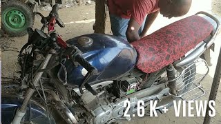 Yamaha libero modified into cafe racer 🔥 Full modified video 🔥 [upl. by Amilb]