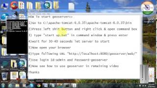 HOW TO START GEOSERVER [upl. by Konstantine]