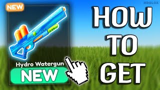 HOW TO GET quotHydro Blaster Water Gunquot On Roblox New Items [upl. by Adelice]