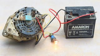 How to Connection Car Alternator  Car Alternator Wiring Tutorial  2 Pin Alternator Wiring [upl. by Drusy]