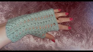 Tuto  Comment faire des mitaines en crochet 🧶 [upl. by Enetsirhc]