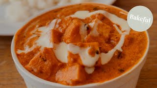 Paneer Butter Masala  Restaurant Style Butter Paneer  Bakeful [upl. by Grubman326]