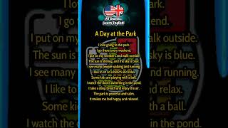 English Story Level 0  A day In The Park  Learn English Through Story [upl. by Rattan]