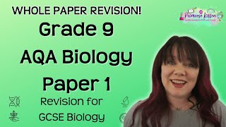 Grade 9  AQA Biology Paper 1  whole paper revision [upl. by Masson]