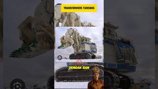 EXCAVATOR TRANSFORMERS Terex RH400 excavatorbesar faktaunik trending trendingshorts [upl. by Afrikah886]