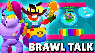 BRAWL TALK con MEGACAJAS Y 2 NUEVOS BRAWLERS en BRAWL STARS [upl. by Einnek642]