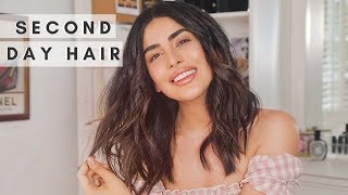 Soft Beach Waves Hair Tutorial EASY [upl. by Nananne]