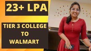 Walmart Placement Journey By Saloni  Software Engineer  Suraj Sinha [upl. by Olegnalehcim328]