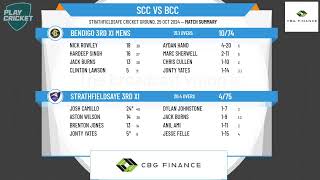 Strathfieldsaye 3rd XI v Bendigo 3rd XI Mens [upl. by Leanne]