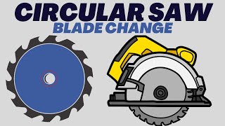 DeWalt Circular Saw Blade Change English See Description for Spanish Link [upl. by Ardnauqal]