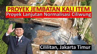 KUAT BANGET NIH Ada 64 Batang Abutment Topang Jembatan II SATUKAN 2 Wilayah di Atas KALI ITEM [upl. by Veradia480]