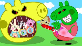 Peppa Pigs Family Faces a Zombie Invasion 🧟‍♀️ Peppa Pig Funny Animation [upl. by Joanie]