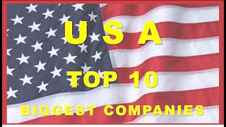 USAs Top 10 Biggest companies [upl. by Esoj]