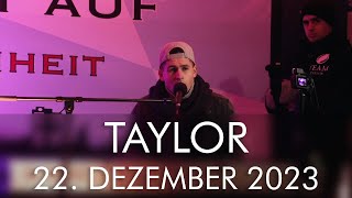 TAYLOR Konzert 22 Dezember 2023 München  Widerstandserinnerungen [upl. by Aliled229]