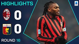 MILANGENOA 00  HIGHLIGHTS  Milan Held Back on 125th Anniversary  Serie A 202425 [upl. by Willyt]