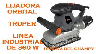 Lijadora orbital TRUPER de 360 w CODIGO 15090 [upl. by Haleeuqa]