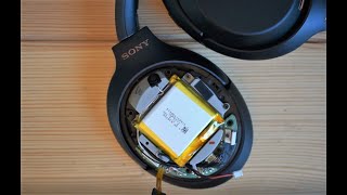 Sony WH1000XM3 Battery Troubleshooting Repair or Replacement Walkthrough  Teardown and Fix [upl. by Eseekram25]