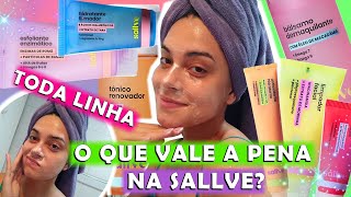 SALLVE VALE A PENA TESTEI TODA A LINHA qual melhor hidratante [upl. by Loyce]