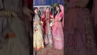 sadi video🥰🥰🥰 wedding dance bride shadi haldiceremony bridal indiansong trending love song [upl. by Jeritah489]