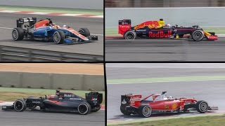 F1 Test Days 2016  Circuit de Catalunya [upl. by Felicio]