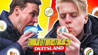 BANKZITTERS EMOJI EETWEDSTRIJD IN DUITSLAND [upl. by Bonnette]