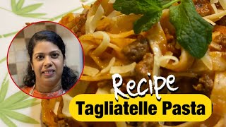 Easy Classic Tagliatelle Pasta Recipe  Joans Kitchen [upl. by Aicre]