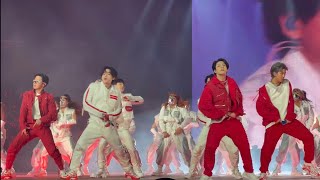 220408 Fire 불타오르네 BTS Fancam Permission to Dance PTD On Stage Las Vegas Live Concert [upl. by Zarah]