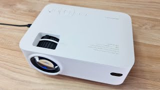 APEMAN LC400 Mini Portable Projector  Unboxing amp Test ✔ [upl. by Rolph]