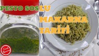 Pesto Soslu Makarna TarifiPesto Sos Nasıl YapılırSende Yapsana [upl. by Rourke987]