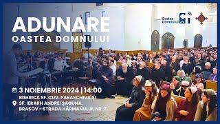 Adunarea anuală a Oastei Domnului  Brașov 3 noiembrie 2024 [upl. by Clotilde576]